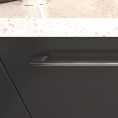 200 mm 228 mm Armadio nero opaco Maniglie di hardware Tirate ingombri