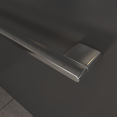 200 mm 228 mm Armadio nero opaco Maniglie di hardware Tirate ingombri