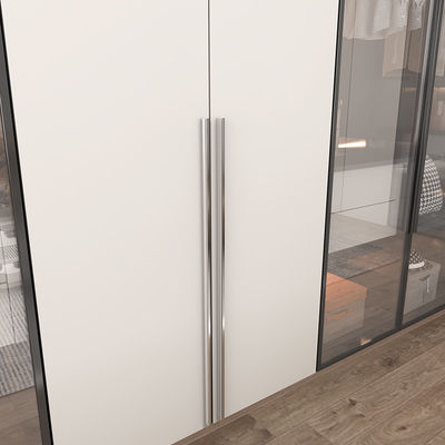 Maniglie per porte da cucina a vite montate da 160 mm Polished Chrome Cabinet Pull