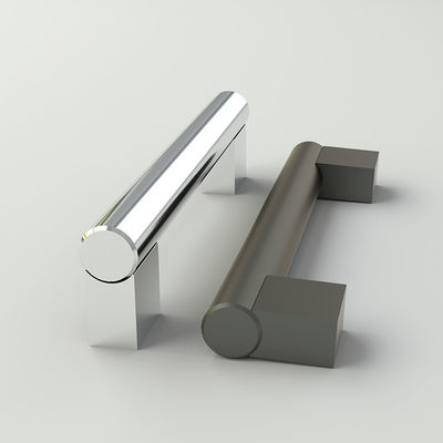 Armadio in alluminio a telaio sottile con maniglie da 96 mm