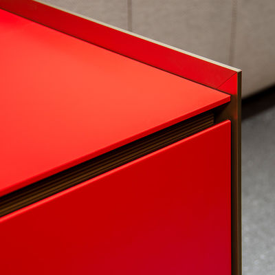 Soggiorno Arredamento per la casa in alluminio Mural Mouted Almirah With TV Cabinet