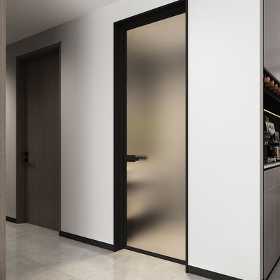Bagno personalizzato Traslucide Frosted Vetrate Porte interne In alluminio