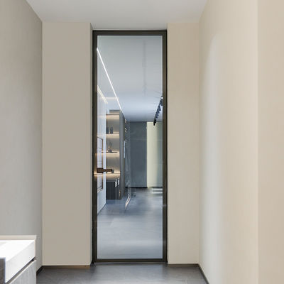 Porte interne in alluminio invisibile termorefuse per bagno