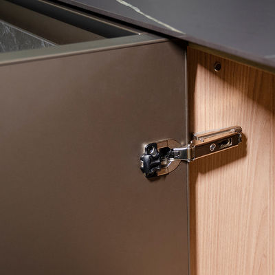 Rock Slab Pantry Modulare Armadio Cucina Set Con Maniglia In Aluminio