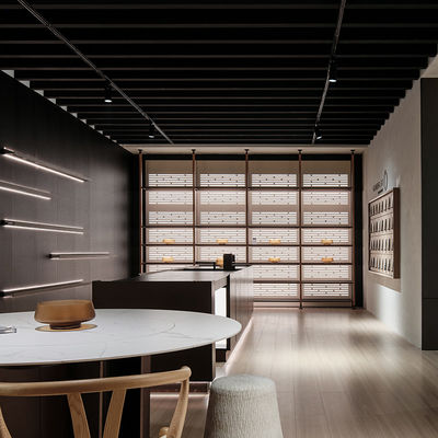 Prefabbricazione galleggiante in alluminio Modulare cucina Mensole da parete Decorazione domestica