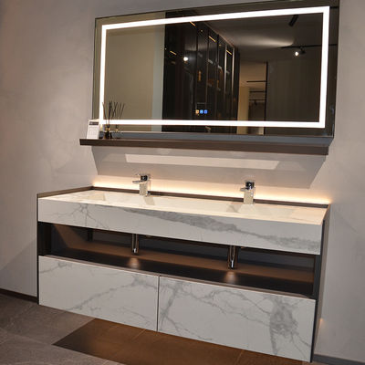 Armadio a parete bagno Vanità Armadio a specchiera a luce a LED