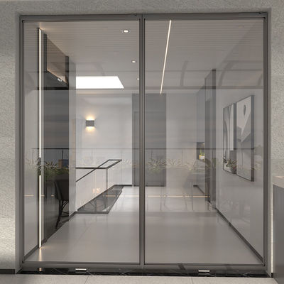 Grigio Bifold Slimline Aluminico Interno Porte Scorrevoli Balcone ODM