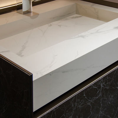Bagno di lusso Lavabo 1500mm Armadio specchio Vanità E Combo Bacino