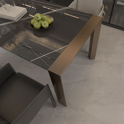 Moderno mobili da pranzo in marmo tavolo set 2.7cbmCBM altezza regolabile