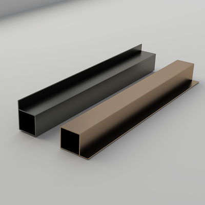 6063 Anodizzazione OEM Profilo mobili in alluminio Profilo armadio in alluminio camera da letto