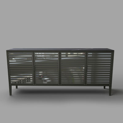 Arredamento in vetro in alluminio personalizzato