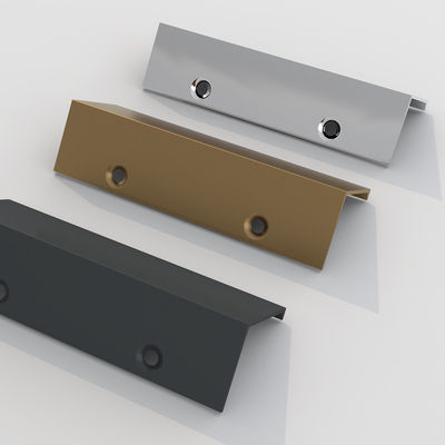 OEM durevole di alluminio manico di armadio nascosto per armadio cassetto