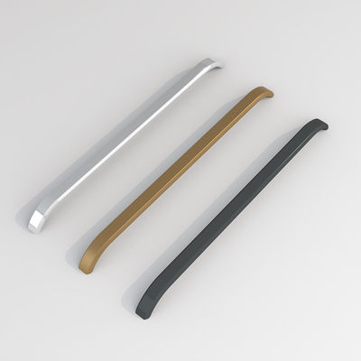 Leggio di alluminio Manicotti per guardaroba moderna Nero Colori matt