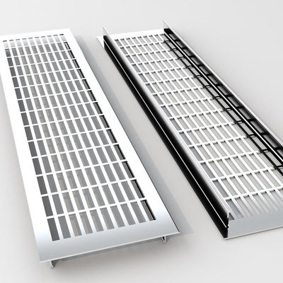 Modello 3D di porta in alluminio Griglie di ventilazione resistenza alla corrosione