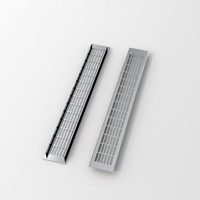 Coperchio di ventilazione di aria in alluminio coperchio decorativo di ventilazione professionale griglia di ventilazione Matt nero