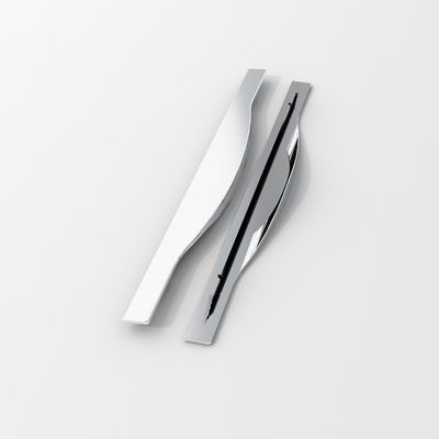 Arredamento camera da letto Hardware Maniglia Armadio Chrome Cassetto cassetto Spurgato Tirare Maniglia di alluminio