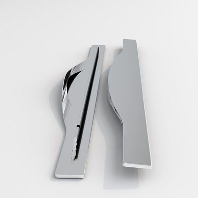 Arredamento camera da letto Hardware Maniglia Armadio Chrome Cassetto cassetto Spurgato Tirare Maniglia di alluminio