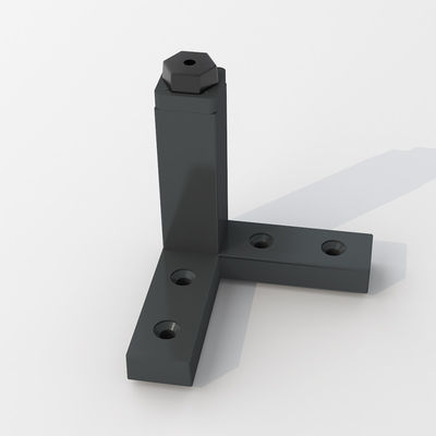 Divano in alluminio nero dorato di cromo
