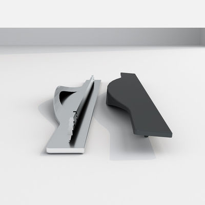Aluminio Bianco Nero Armadio Scatola Manicotti Armadio Borda Tirare Nascosto