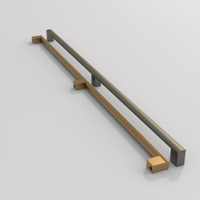 Arredamento in oro nero di alluminio moderno